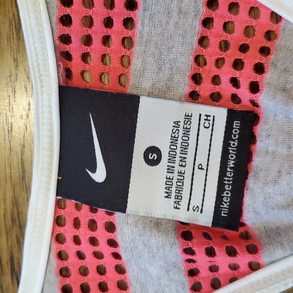 Womens Nike Swim gray & pink swimsuit coverup size S - Picture 2 of 5